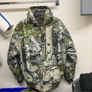 Mossy Oak Berne Heritage Mens Hooded Heavyweight Work Jacket